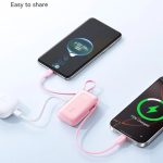 JOYROOM JR-PR2 35W Mini Power Bank 10000mAh – 35W PD Fast Charging, Dual Built-in Retractable Type-C Cables, Portable Charger - Image 3